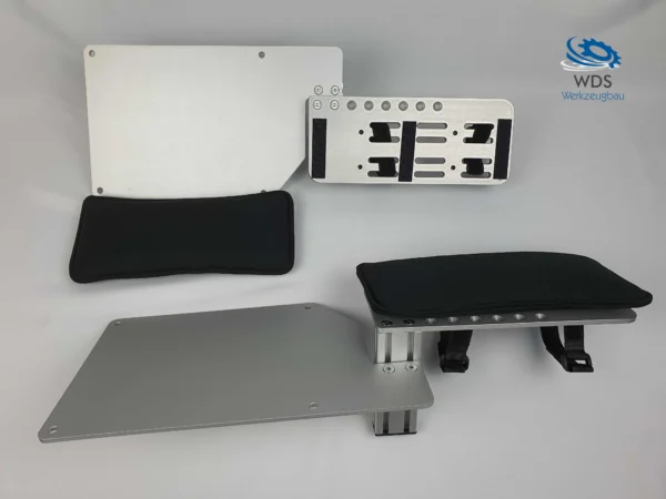 Daschwerk Joystick Armlehnenhalter zur Befestigung eines Logitech X55 X56 an einem Bürostuhl oder Gamingstuhl